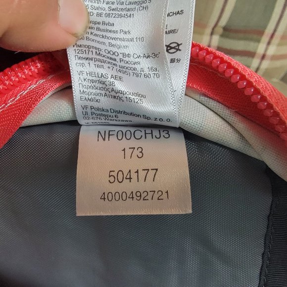 The North Face Jester Womens Pink Backpack Aztec Print Camping Hiking Outdoors - Picture 11 of 13